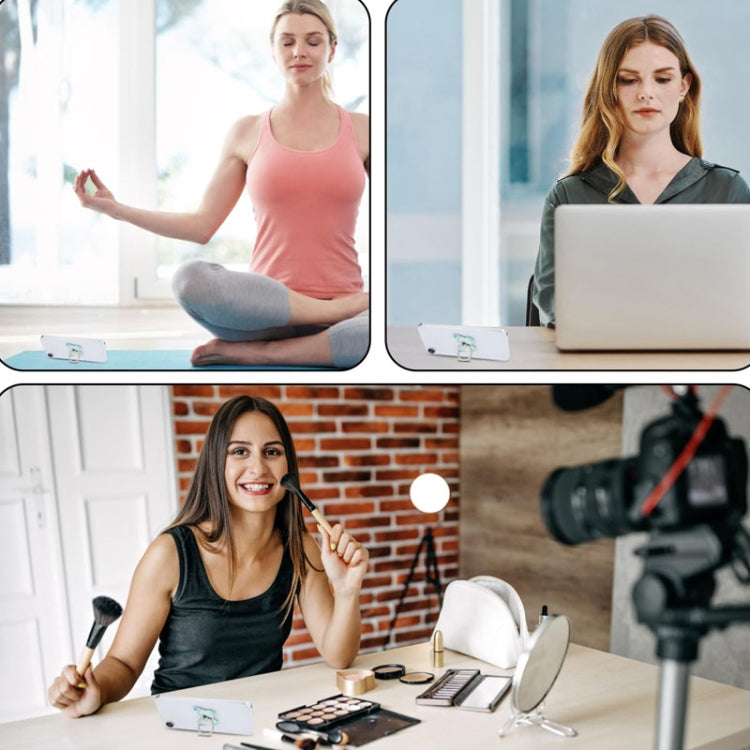 Cute Cartoon Butterfly Multifunctional Finger Ring Cell Phone Holder 360 Degree Rotating Universal Phone Ring Stand