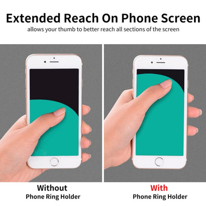 Metal Cell Phone Finger Ring Holder Rotatable Desktop Phone Stand