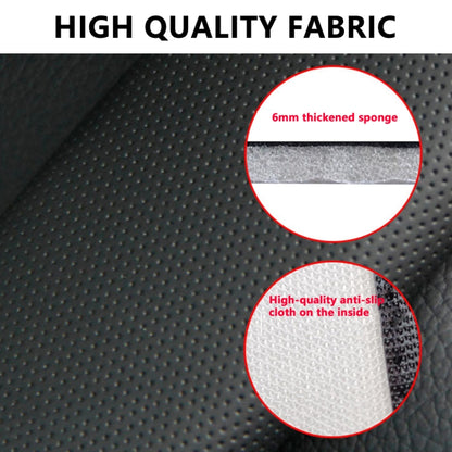 Skin Feeling Car Leather Seat Belt Cover Shoulder Pads, 6.5x23cm