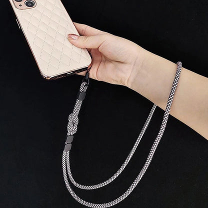 Dual-use Detachable Adjustment Mobile Phone Lanyard Anti-lost Wrist Rope