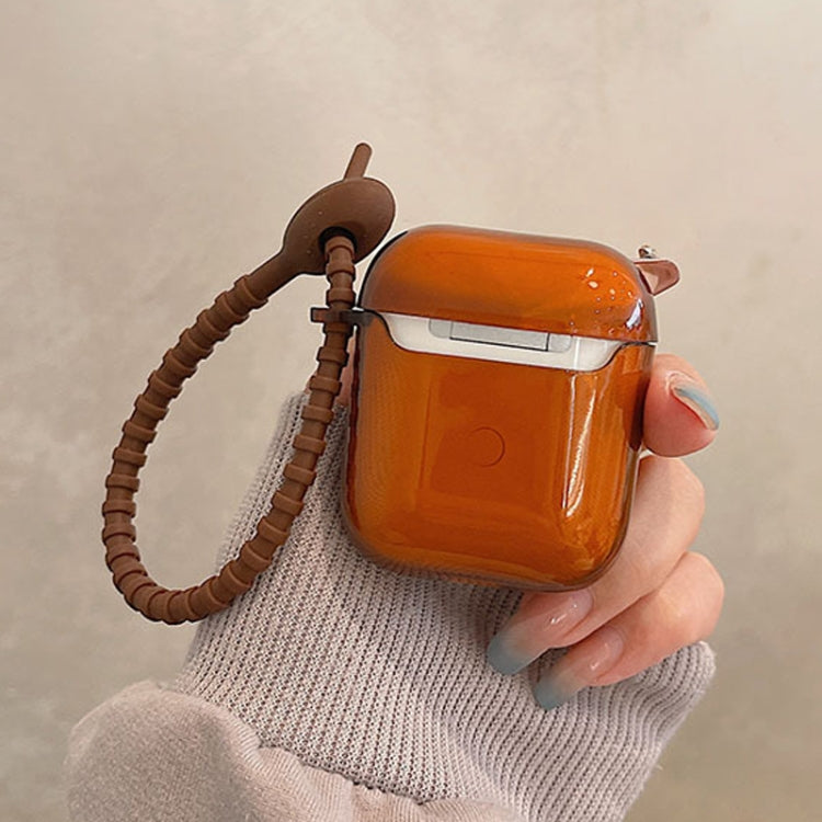 Cartoon 3D Coffee Bear Headphones Case Protective Shell Cover