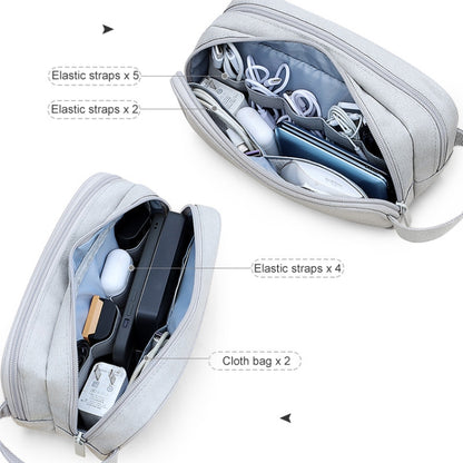 SM09 Double-layer Large Capacity Digital Accessories Storage Bag