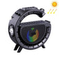 DV-800 G-shaped Colorful Atmosphere Light Flashlight Solar Wireless Bluetooth Speaker