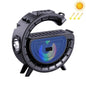DV-800 G-shaped Colorful Atmosphere Light Flashlight Solar Wireless Bluetooth Speaker
