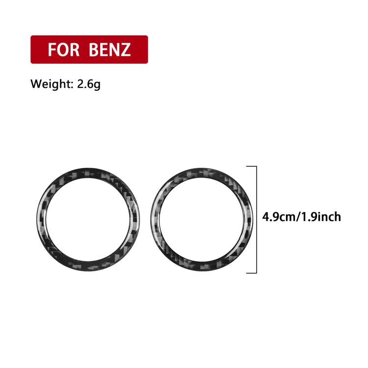 For Mercedes-Benz G-Class W463 2pcs /Set Rear Door Speaker Ring Sticker