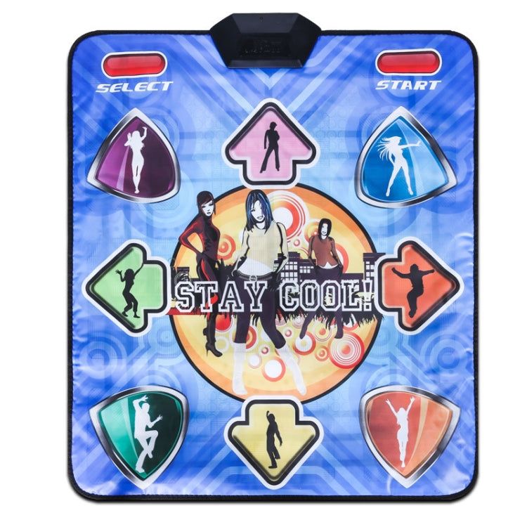USB Wired Dancing Mat Electronic Music Game Pad Toy To PC, XO Surface, Cool Blue
