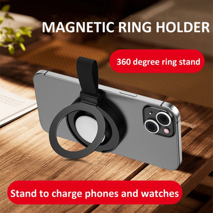 3 In 1 Magnetic Wireless Charger Mobile Phone Ring Holder