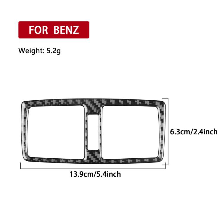 For Mercedes-Benz G-Class W463 3pcs /Set Rear Central Air Vent Set Sticker