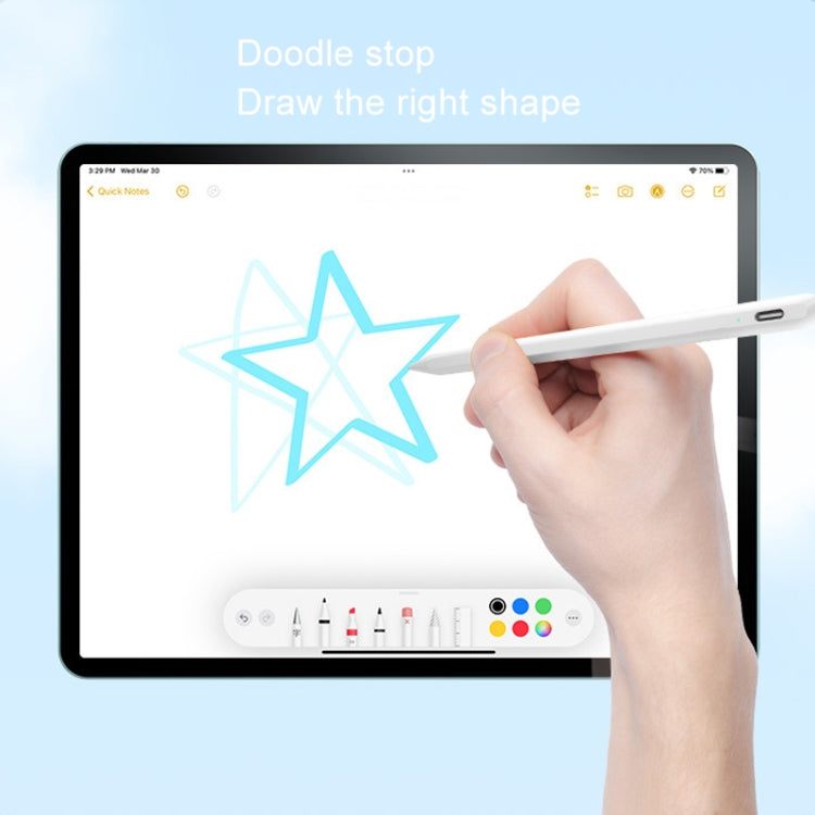 Fast Charge+Touch Switch+Bluetooth Function Anti-false Touch Capacitive Pen for iPad 2018 or Later