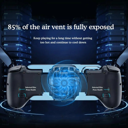 Mobile Phone Gaming Controller with Cooler & 2 Back Button Macro Programmable