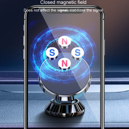 BaiLe Magnetic Car Phone Holder Universal Car Dashboard Fixed Navigation Bracket