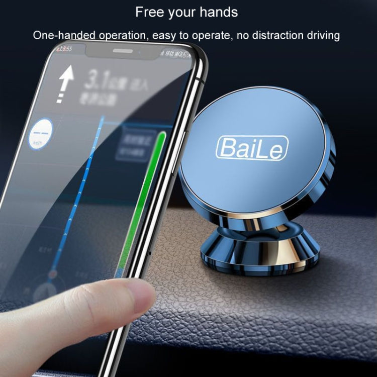 BaiLe Magnetic Car Phone Holder Universal Car Dashboard Fixed Navigation Bracket