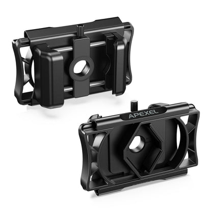 APEXEL F002X Universal Phone Adapter for Monoculars Binoculars Smartphone Holder Clip