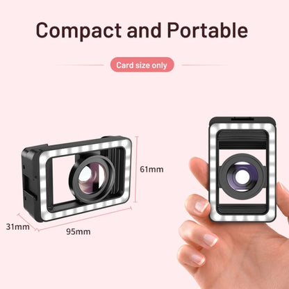 APEXEL 15X  Macro Lens With LED Fill Light Phone Holder Clamp