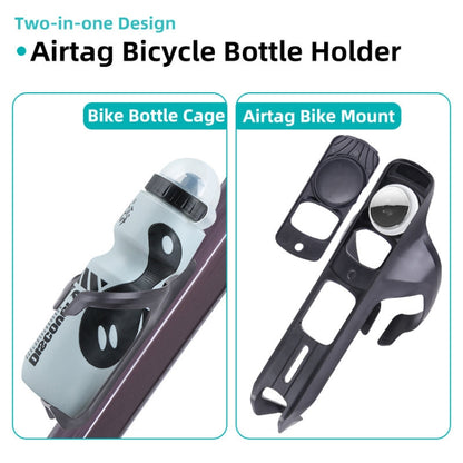 For Airtag Tracker Bike Hidden Holder With Water Bottle Cage Bicycle Bracket Mount