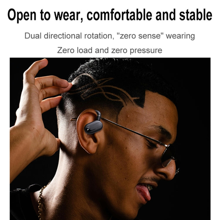 Hanger Type Stereo Outside Sound Bluetooth Earphones With Charging Bin