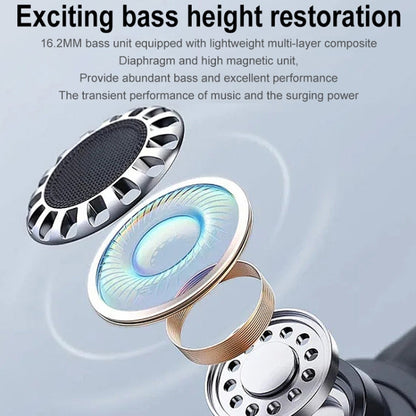 Hanger Type Stereo Outside Sound Bluetooth Earphones With Charging Bin