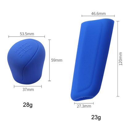 Automotive Silicone Manual Automatic Shift Lever Protective Cover, Gear Shift Black, Gear Shift Gray, Gear Shift Red, Gear Shift Blue, Gear Shift Beige, Gear Shift Yellow, Handbrake Black, Handbrake Gray, Handbrake Red, Handbrake Blue, Handbrake Beige�...