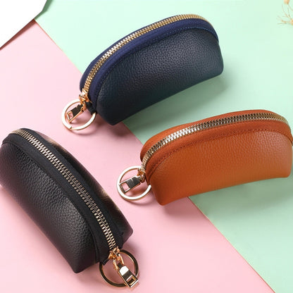 Mini Car Key Bag Large Capacity Soft Leather Coin Purse