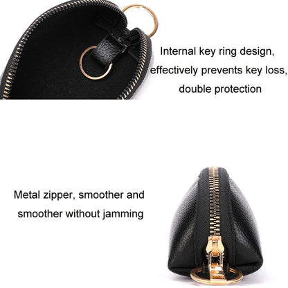 Mini Car Key Bag Large Capacity Soft Leather Coin Purse