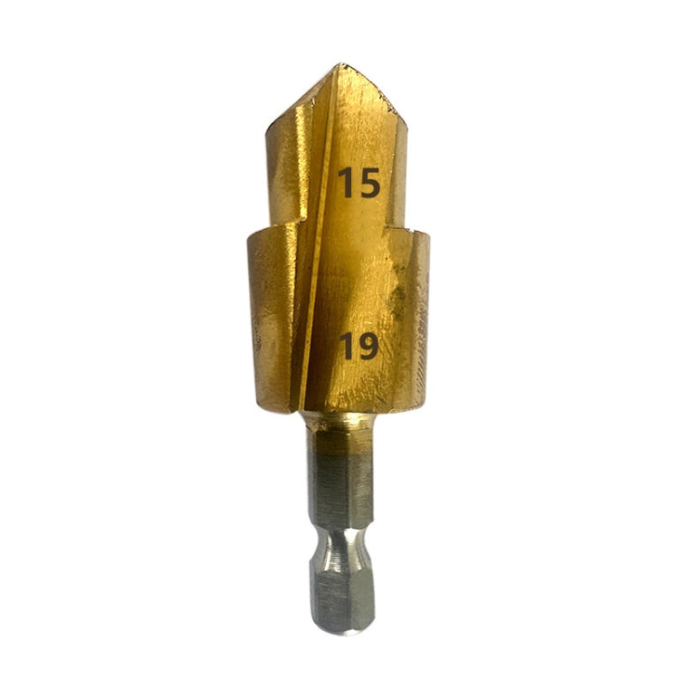 Hexagonal Shank PPR Step Drill Bits Leak Repairing And Connecting Tools, #20, #25, #32