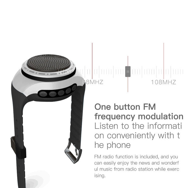 U6 Watch-shaped Wearable Bluetooth Speaker Selfie Sports Smart Speaker