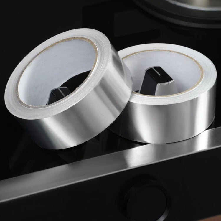 Kitchen Greaseproof Aluminum Foil Tape Pipe Seam Repairing Stickers, 3cm x 10m x 0.06mm, 3cm x 10m x 0.1mm, 3cm x 20m x 0.06mm, 3cm x 20m x 0.1mm, 5cm x 5m x 0.06mm