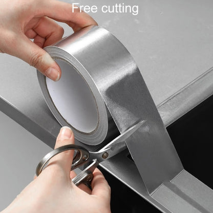 Kitchen Greaseproof Aluminum Foil Tape Pipe Seam Repairing Stickers, 3cm x 10m x 0.06mm, 3cm x 10m x 0.1mm, 3cm x 20m x 0.06mm, 3cm x 20m x 0.1mm, 5cm x 5m x 0.06mm