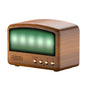 BT11-D Mini Card USB Flash Drive FM Radio Retro Wireless Bluetooth Speaker, Pearwood, Red, Pink, Blue