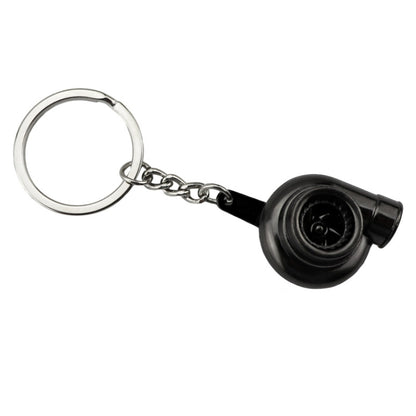 Car Tuning Accessories Turbo Keychain Decorative Pendant, Large Black, Large Gold, Large Bronze, Small Black, Small Gold, Small Green Antique