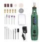 Mini Electric Grinder Micro Grinding Pen DIY Small Carving Tools, EU Plug Red, EU Plug Green, EU Plug Gray