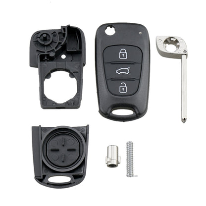 For Hyundai / Kia 3-Button Folding Car Key Shell