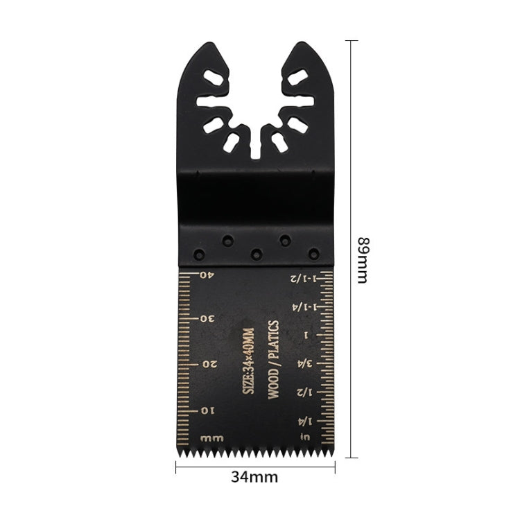 2pcs Trimmers High Carbon Steel Straight Saw Blade For Multi Tool, Small Teeth, 45mm Fine Teeth