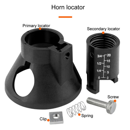 Electric Grinding Locator With 4 Twist Drill + 6 Rotary File Milling Cutter Woodwork Tool for Dremel, 11pcs /Set