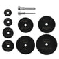 10pcs /Set High-Speed Steel Cutting Blade Multi-Size Cutting Wood PVC Electric Grinder Saw Blade Tool With 3.17mm+6mm Pole, Black, Gold, Silver