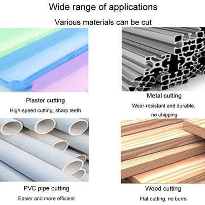 10pcs /Set High-Speed Steel Cutting Blade Multi-Size Cutting Wood PVC Electric Grinder Saw Blade Tool With 3.17mm+6mm Pole