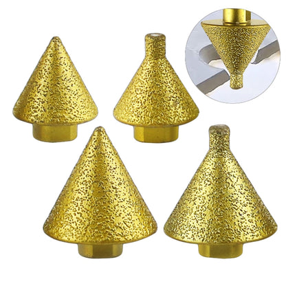 Diamond Chamfering Machine Conical Grinding Bit Tile Marble Quartz Drilling Hole Reamer Angle Grinder Drill Bit