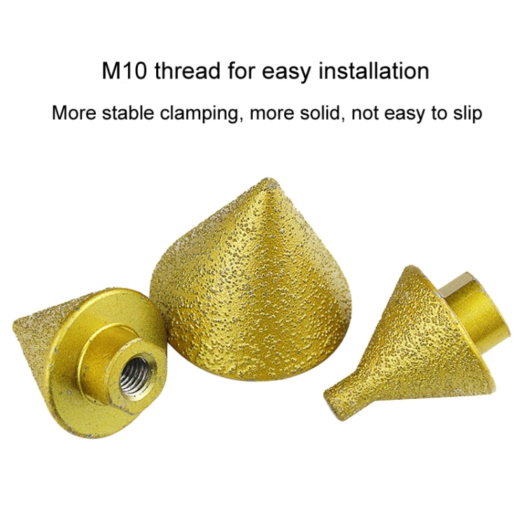 Diamond Chamfering Machine Conical Grinding Bit Tile Marble Quartz Drilling Hole Reamer Angle Grinder Drill Bit