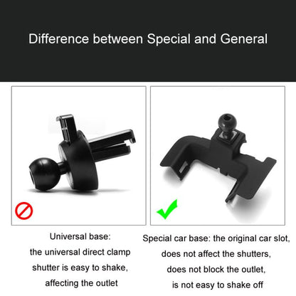 For Volvo Left Driving Car-Mounted Special Mobile Phone Navigation Bracket Base
