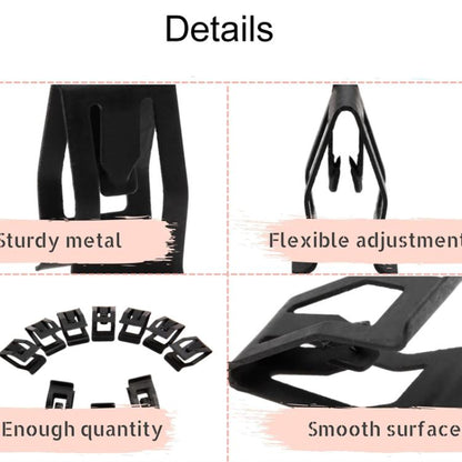 Universal For Car Dashboard Decorative Metal Clips