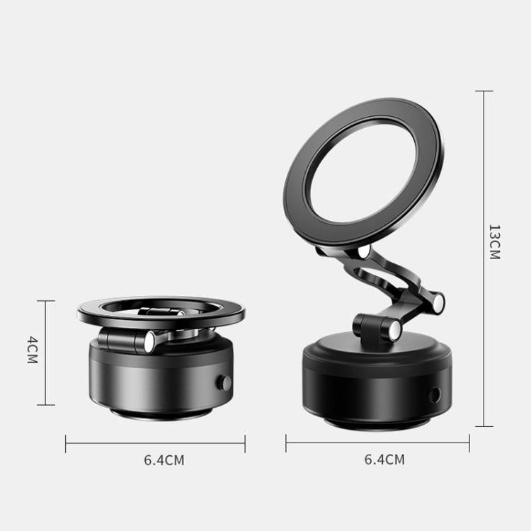 D23-2 Vehicle Vacuum Adsorption Mobile Phone Holder Folding Magnetic Dashboard Navigation Holder