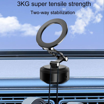 D23-2 Vehicle Vacuum Adsorption Mobile Phone Holder Folding Magnetic Dashboard Navigation Holder