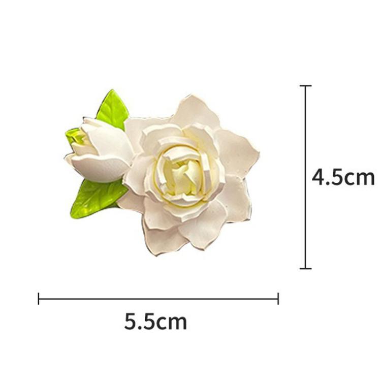 Car Aromatherapy Diffuser Stone Auto Air Vent Gardenia Decorative Fragrance