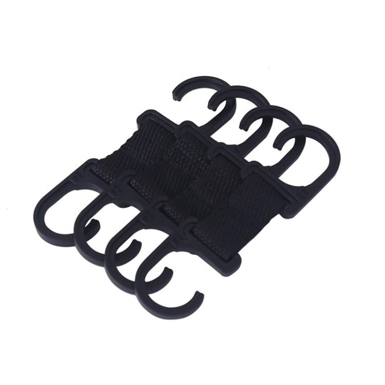 4pcs / Set Car Seatback Headrest Hooks Hidden Anti-Knock Car Rear Seat Organizer Hangers