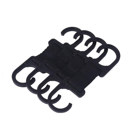 4pcs / Set Car Seatback Headrest Hooks Hidden Anti-Knock Car Rear Seat Organizer Hangers