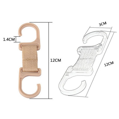4pcs / Set Car Seatback Headrest Hooks Hidden Anti-Knock Car Rear Seat Organizer Hangers