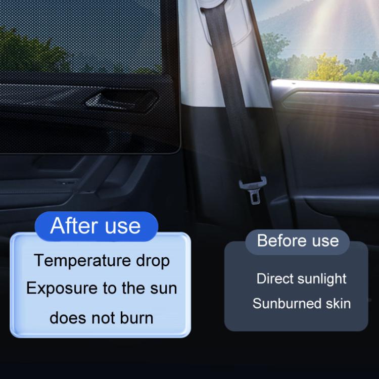 Universal Magnetic Car Sunshade Double Splicing Design Breathable Car Curtains, Vertical Splicing Driver, Vertical Splicing Passenger, Vertical Splicing Left Rear, Vertical Splicing Right Rear, Horizontal Splicing Driver, Horizontal Splicing Passenger�...