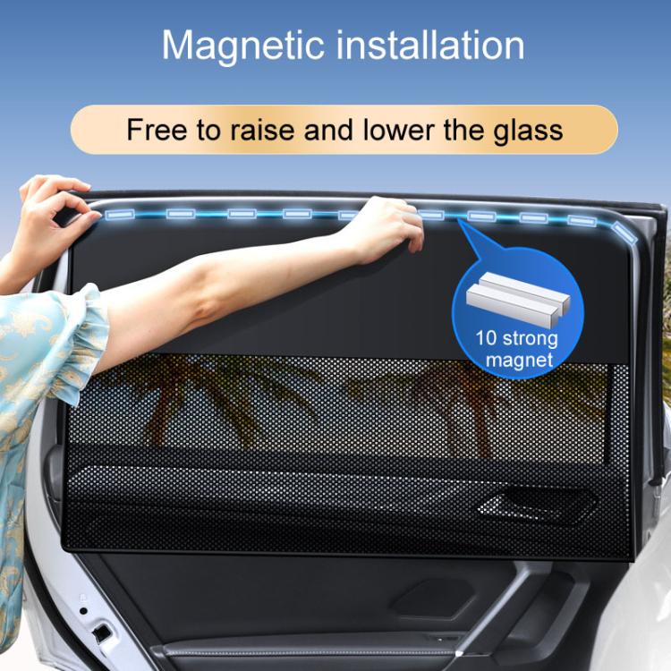 Universal Magnetic Car Sunshade Double Splicing Design Breathable Car Curtains, Vertical Splicing Driver, Vertical Splicing Passenger, Vertical Splicing Left Rear, Vertical Splicing Right Rear, Horizontal Splicing Driver, Horizontal Splicing Passenger�...
