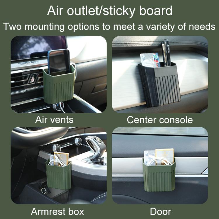 Car Sticky Center Control Storage Box Multi-Purpose Car Air Vent Organizer