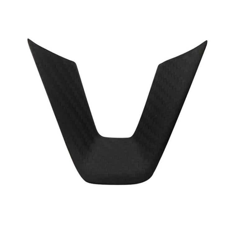 For Tesla Model 3 Car Modification Interior Carbon Fiber Steering Wheel Patch, Matte, Glossy